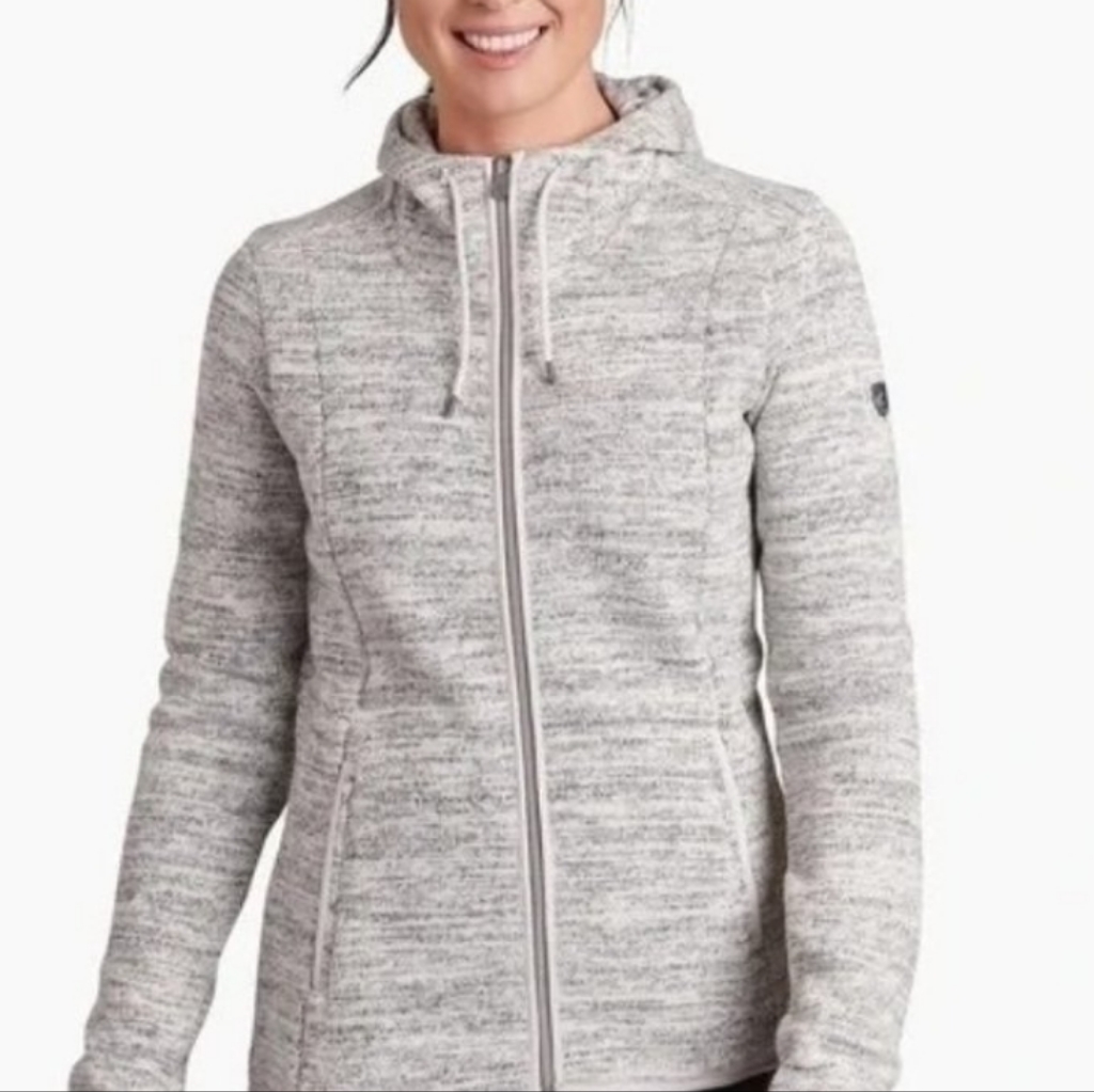 Kuhl Ascendyr Fleece Hoodie In Ash - Full Zip